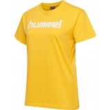 Camiseta Entrenamiento de Rugby HUMMEL HmlGo Cotton Logo 203518-5001